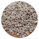 Peeled sunflower hearts